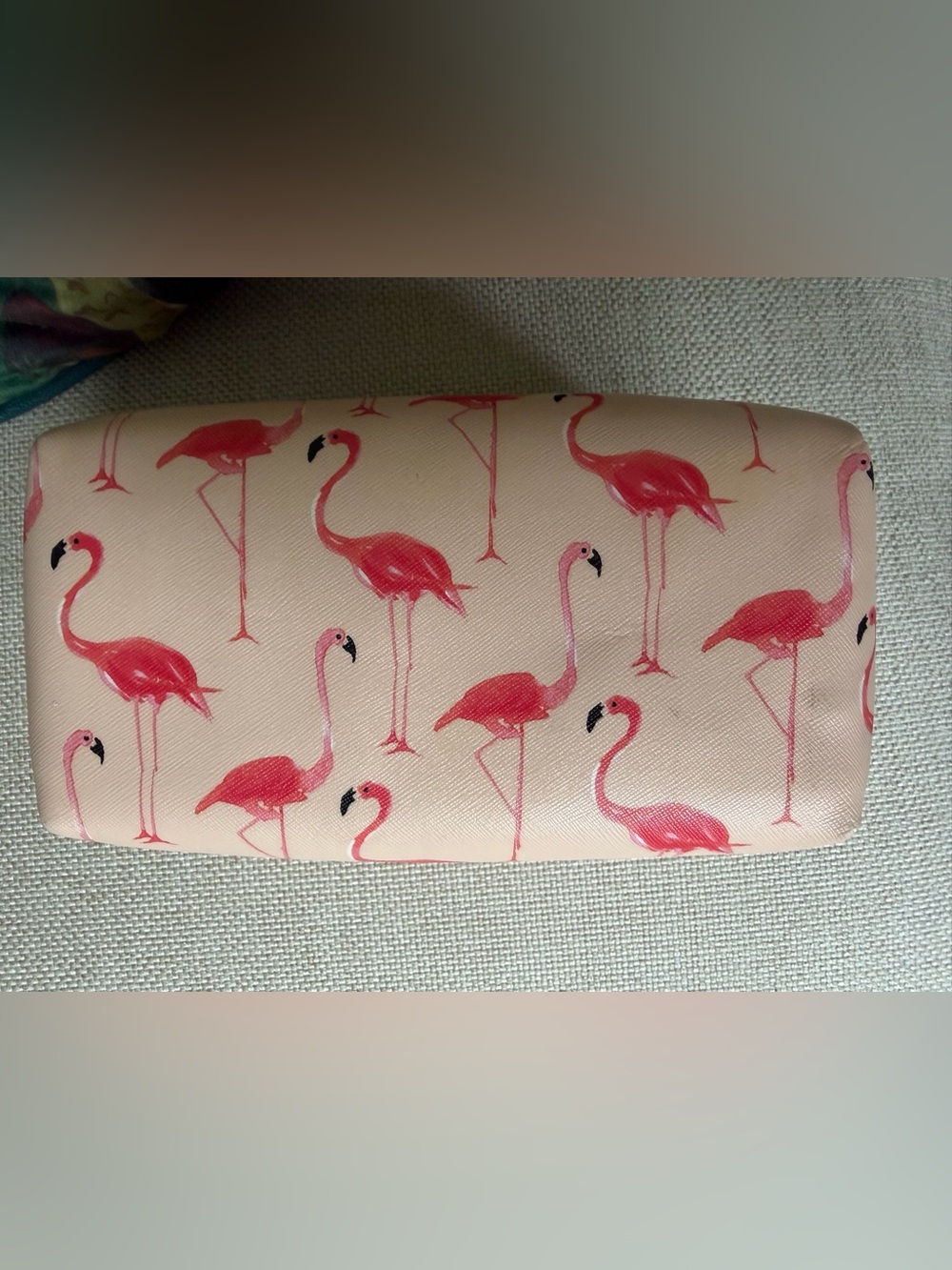 kate spade Pink Flamingo Print Cosmetic Pouch - Picture 3 of 4